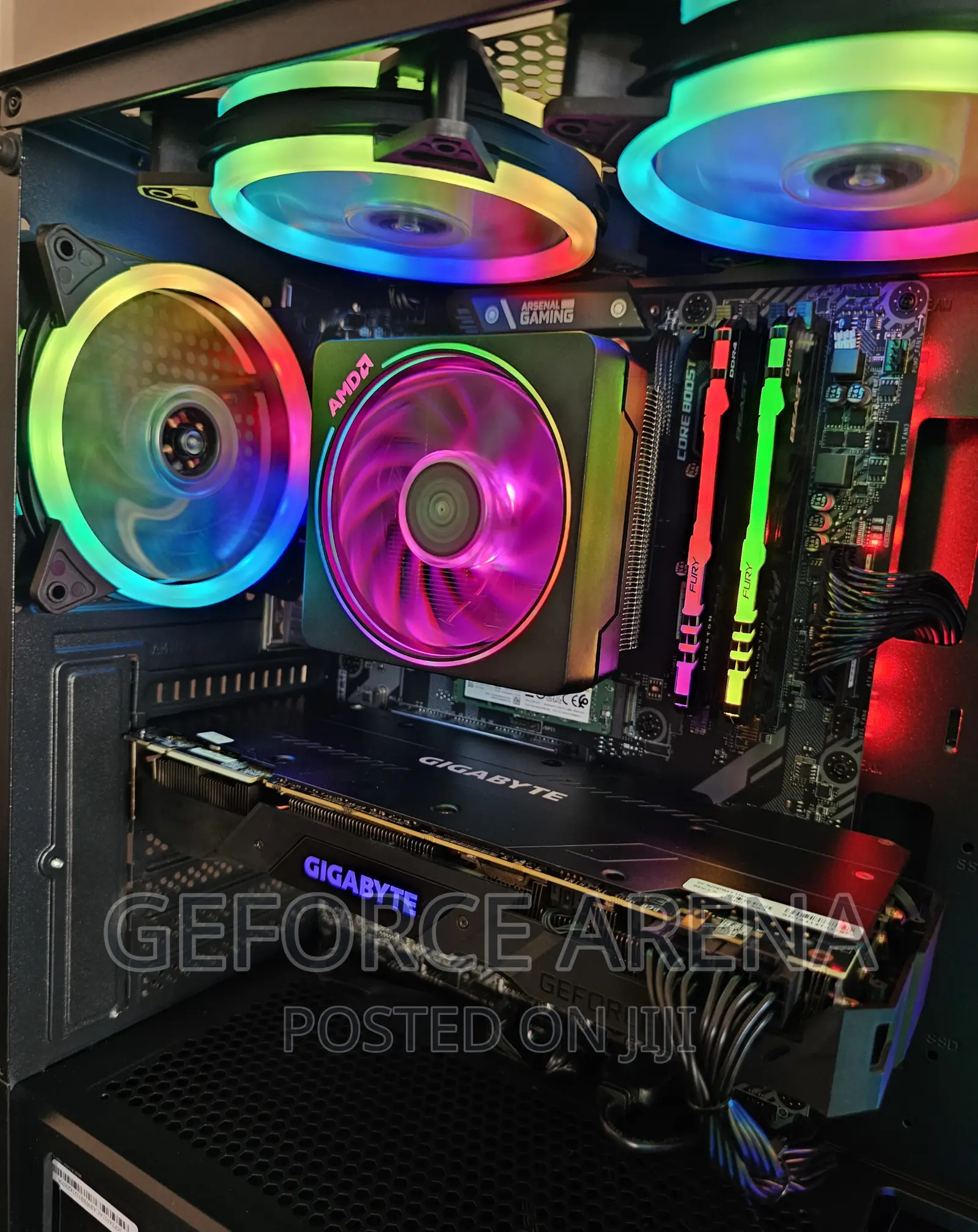 New Desktop Computer 32GB AMD Ryzen 7 SSD 2T