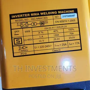 Ingco Inverter MMA Welding Machine.