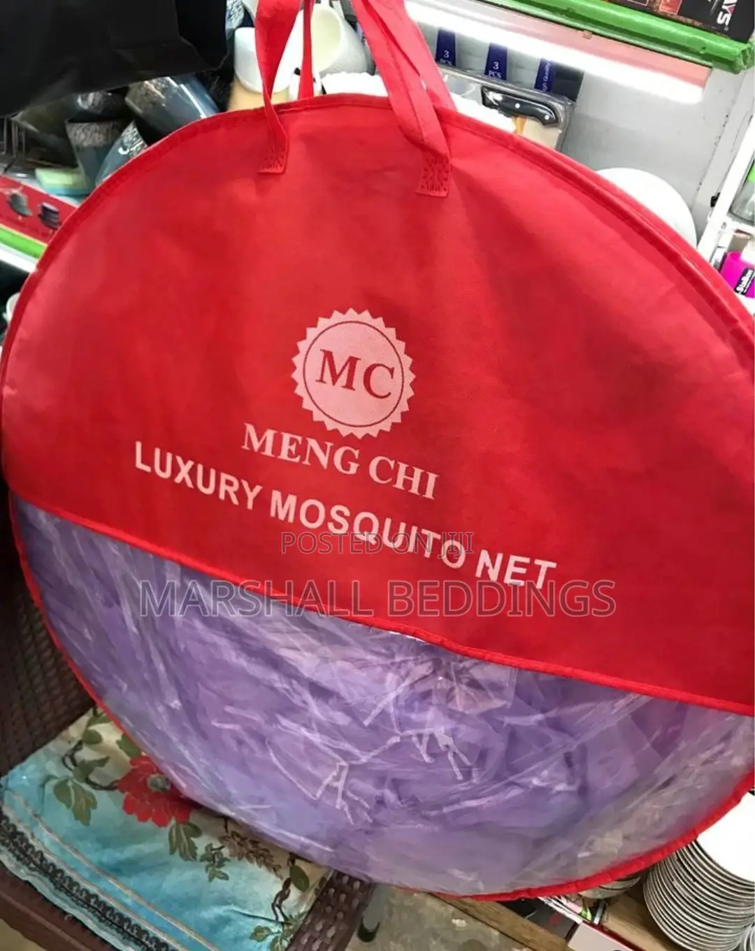 Purple Round Mosquito Net