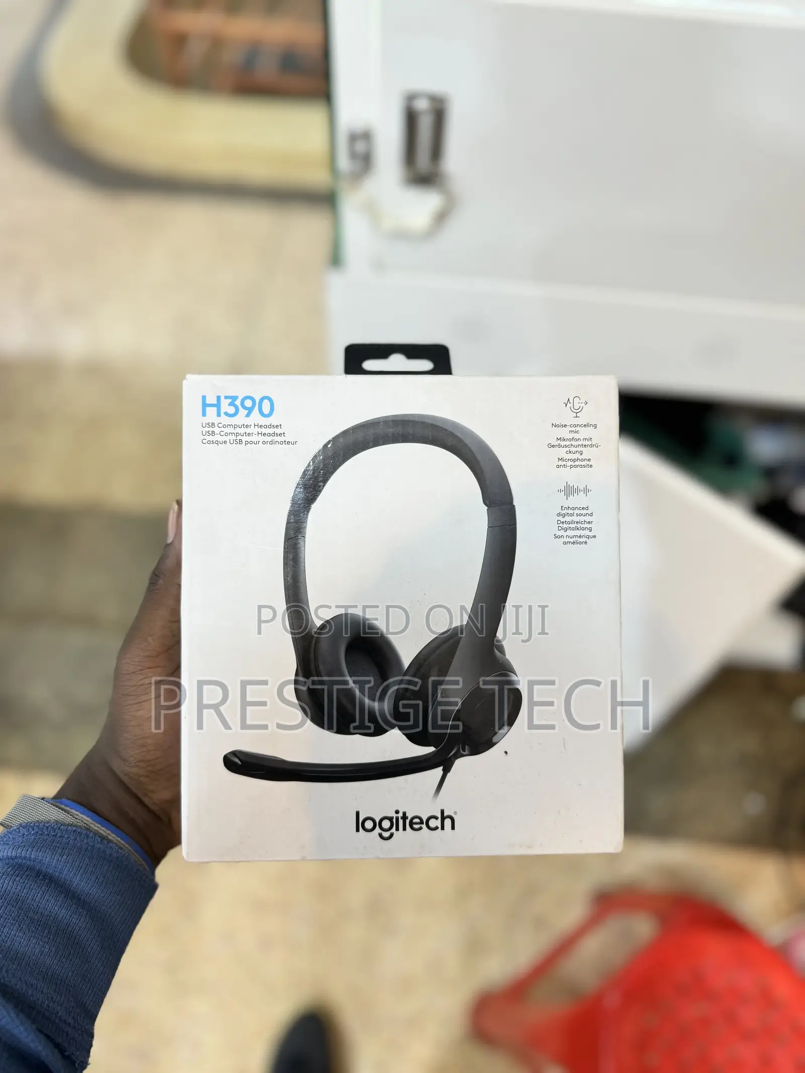 Logitech Usb Headset H390 With Noise Cancelling Mic