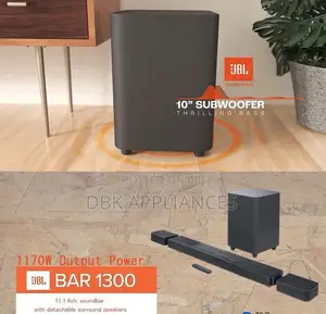 JBL Bar 1300 Sound Bar With Built in Air Play Chromecast