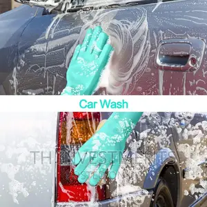 Silicon Dish Washing Gloves.