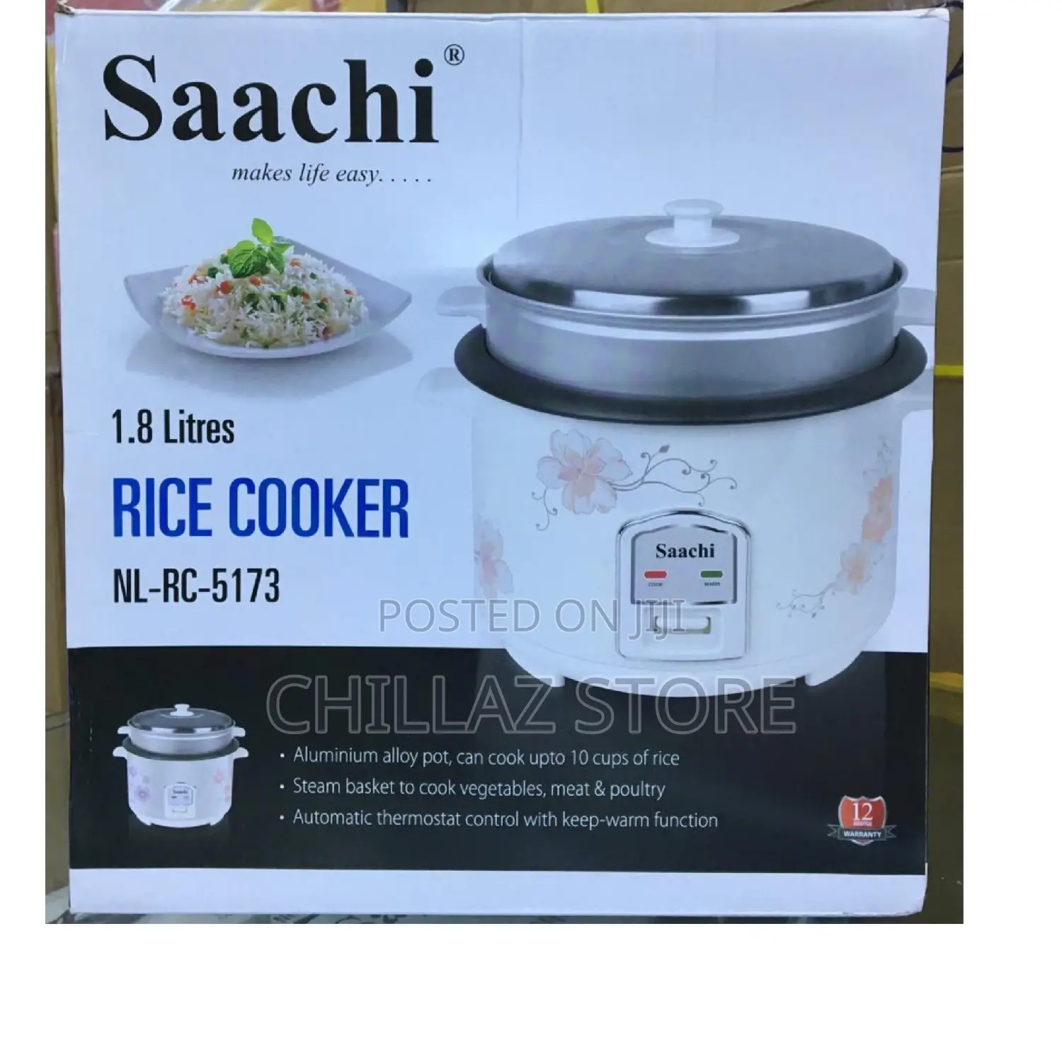 Saachi 2.8L Rice Cooker.