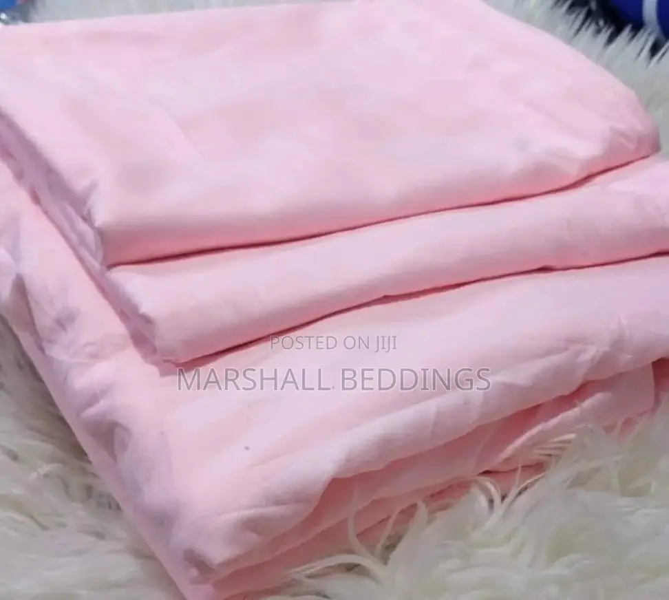 6*6 Pink Cotton Bedsheets