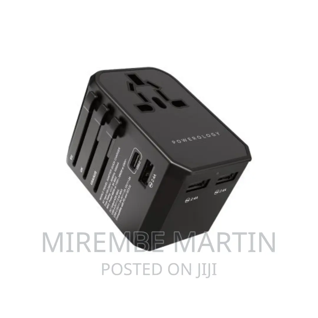 Power Powerology PD45W QC 3.0 Universal Travel Adaptor -