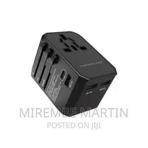 Power Powerology PD45W QC 3.0 Universal Travel Adaptor -