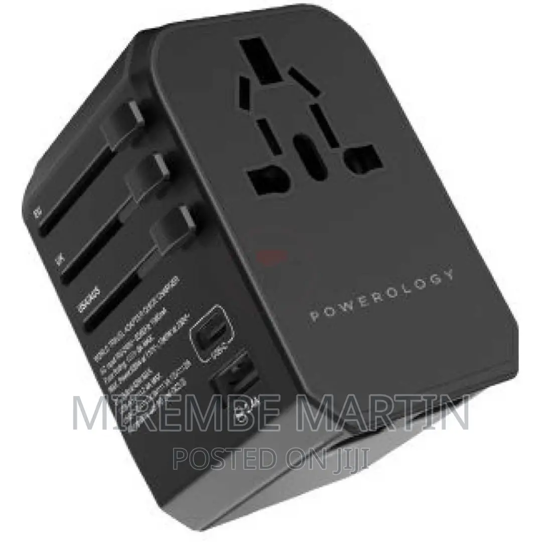 Power Powerology PD45W QC 3.0 Universal Travel Adaptor -