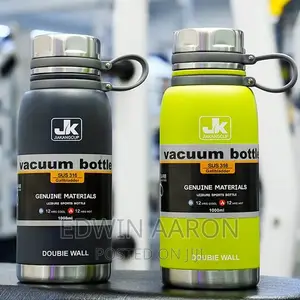 Stainless Steel Double Wall Vacuum Bottle Flask 1litre