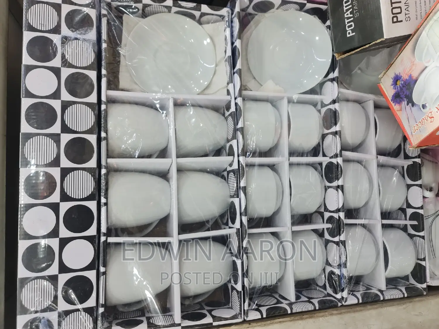 6pcs Cups and 6pcs Saucers of Coffee/ Capuccino Cups