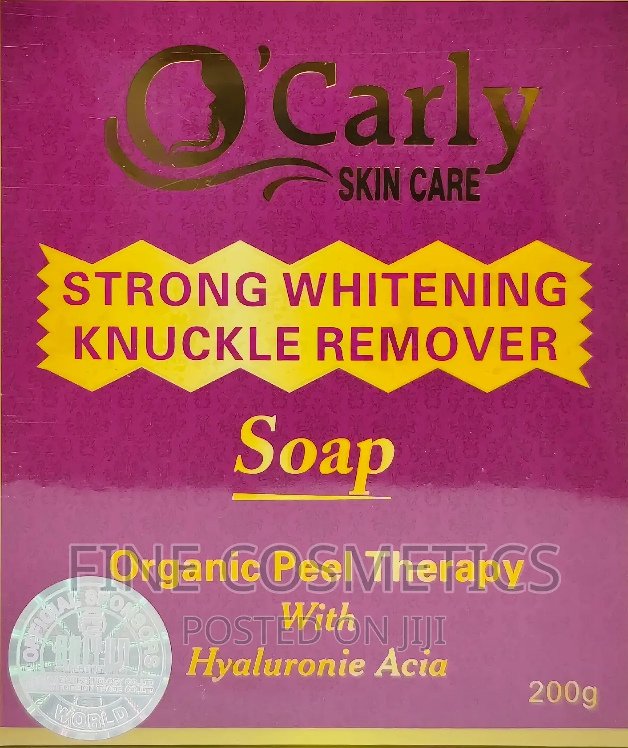 O’Carly Strong Whitening Dark Knuckle Remover Peeling Soap