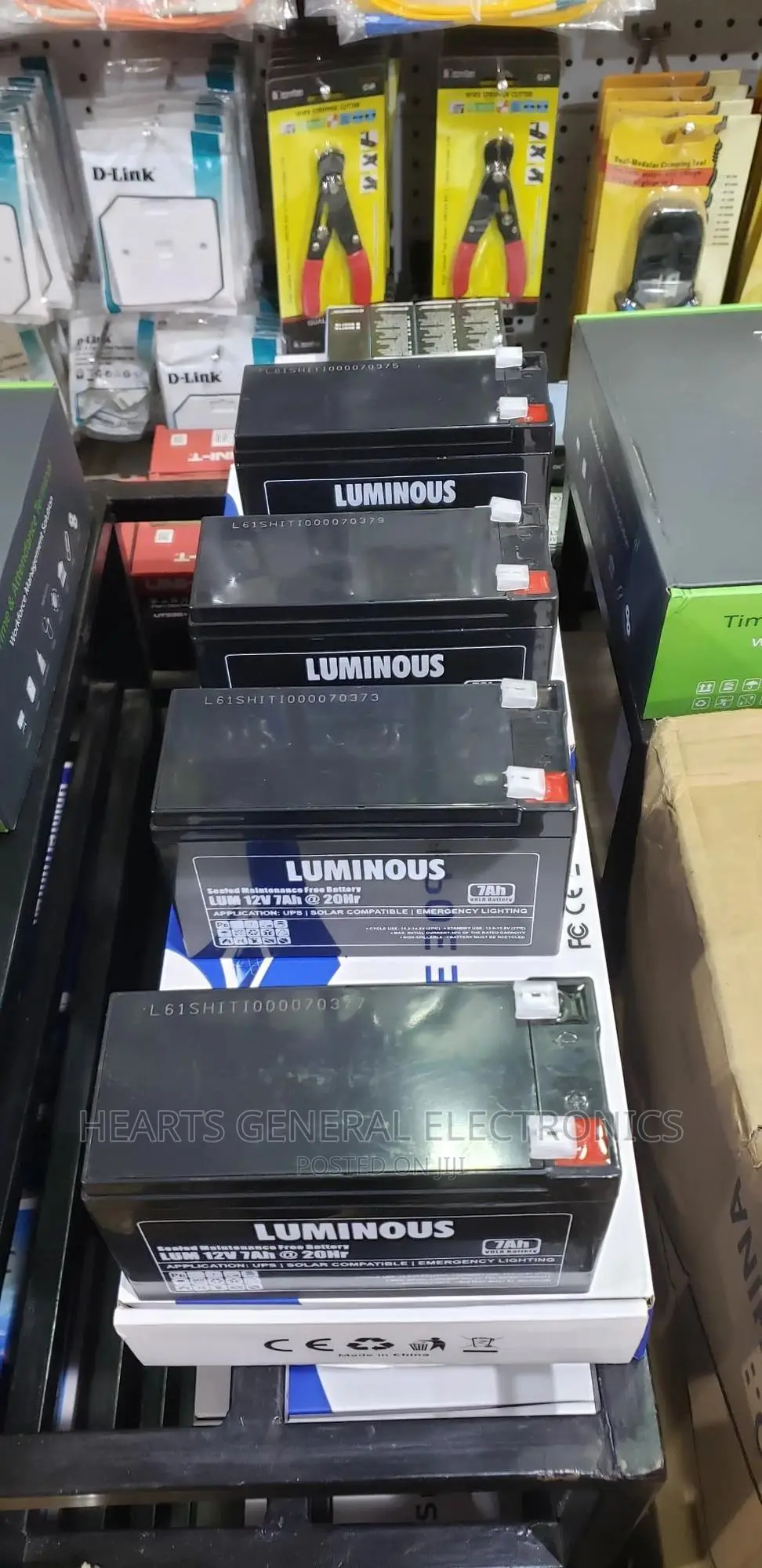 Original UPS Backup Batteries ( 12V 7AH )