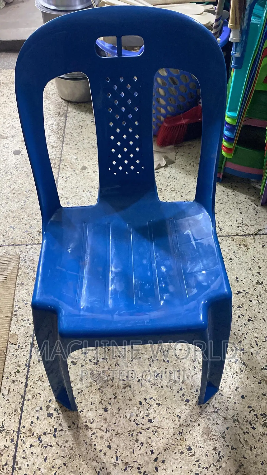Blue Plastic Chairs