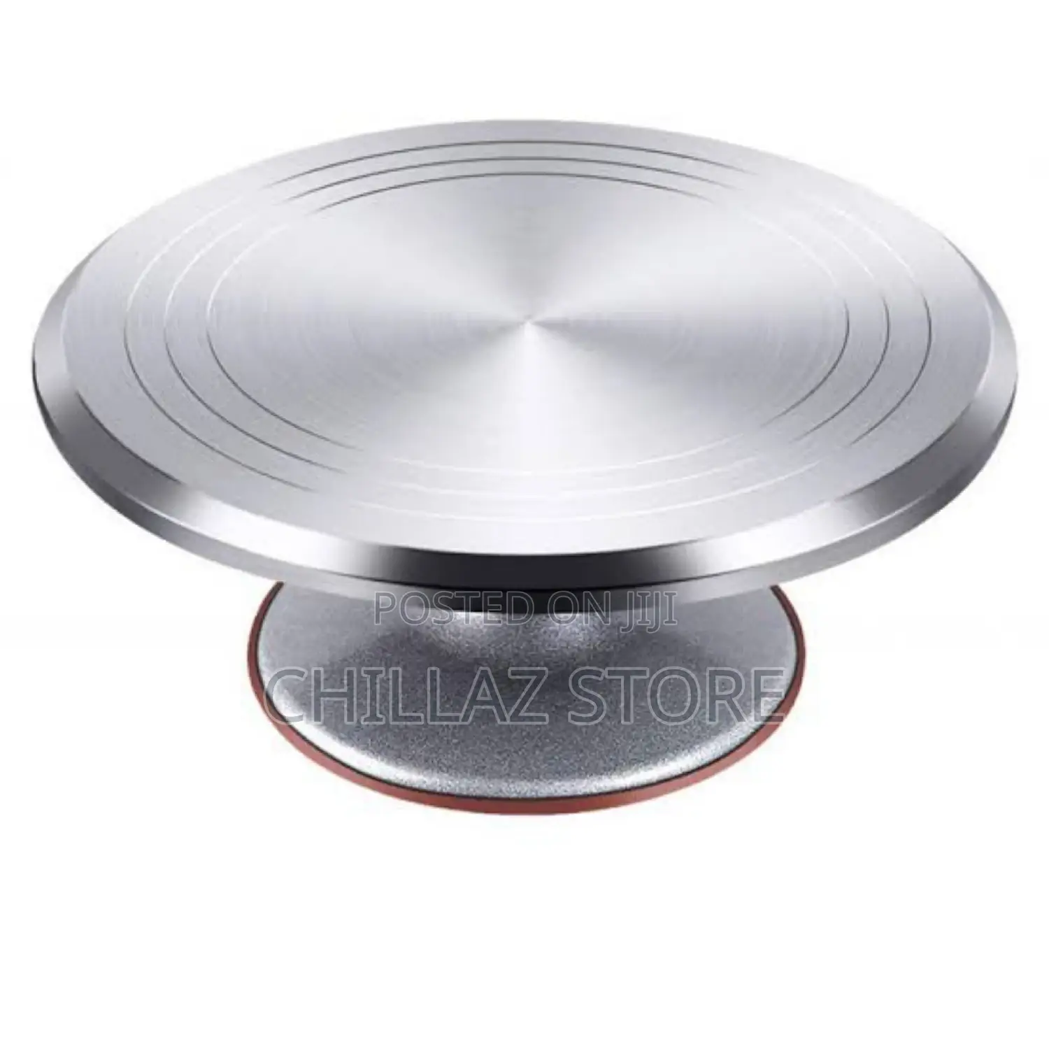 Stainless Steel Rotating Cake Turntable Stand.