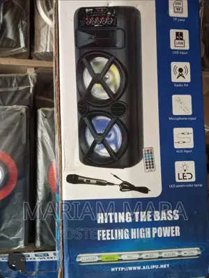 Speaker With Microphone and Remote/Alipu 3347