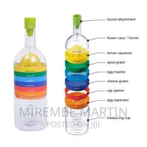 Multipurpose Bottle Funnel, Flower Vase, Lemon Squeezer,