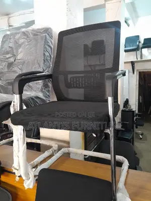 Black Netted Office Chair