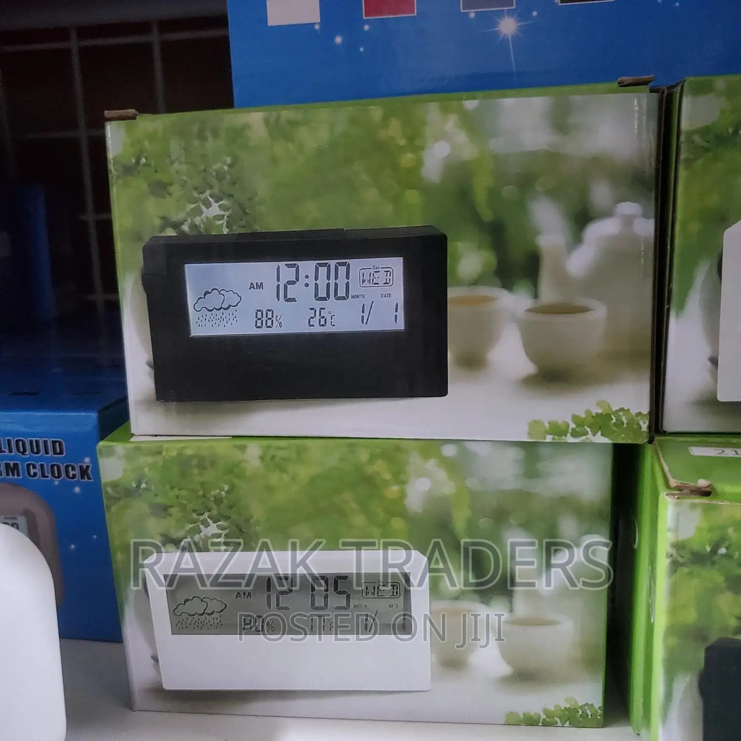 Electronic Desk Clock, Battery Operated Lightweight Digital