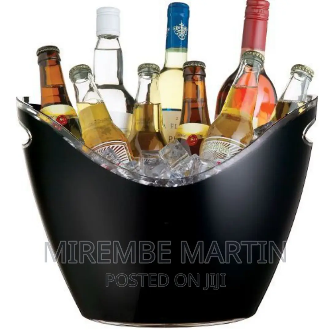 Co-Rect Acrylic 8 Bottle Beer,Champagne,Wine Ice Bucket,