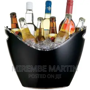 Co-Rect Acrylic 8 Bottle Beer,Champagne,Wine Ice Bucket,