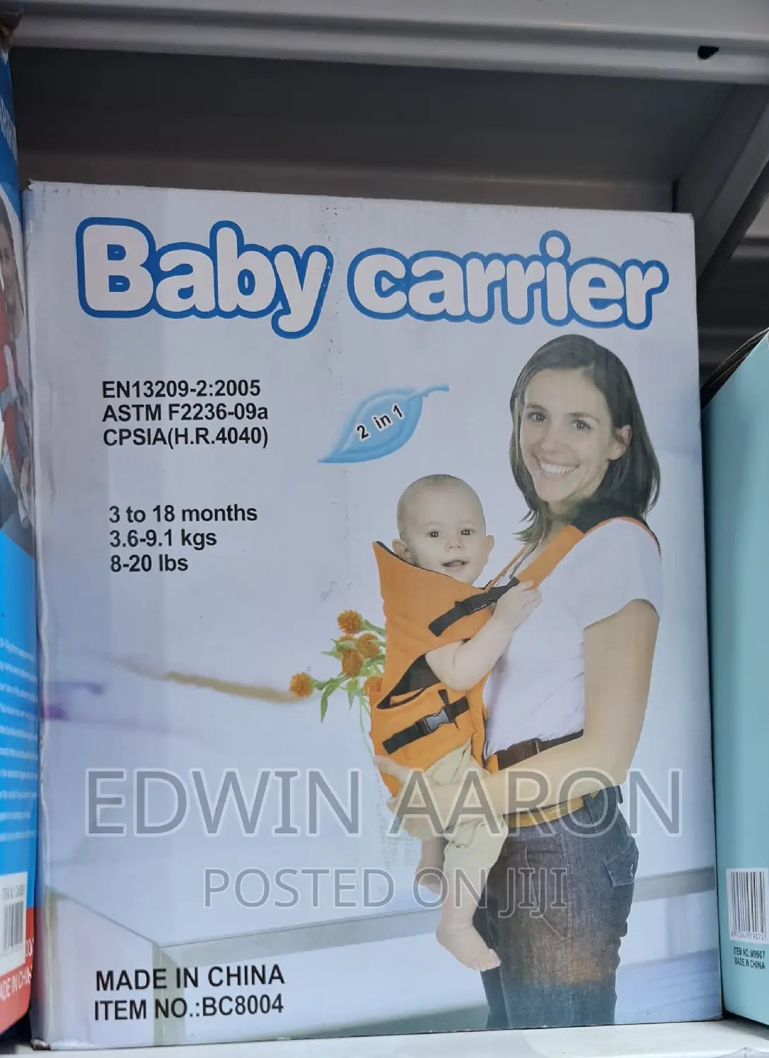 Baby Carrier 2 in 1