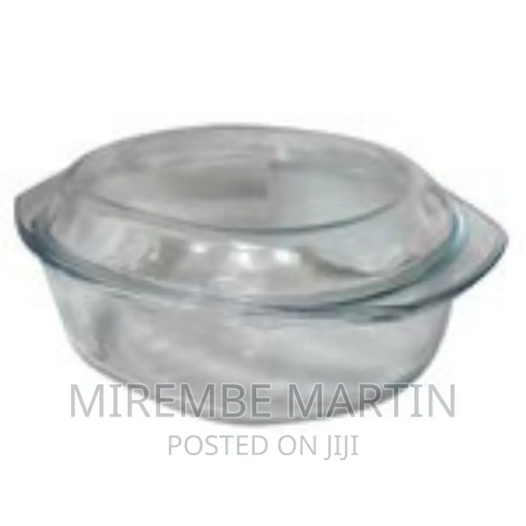 3 Pieces of Oval Tempered Glass Caserole Serving Dishes