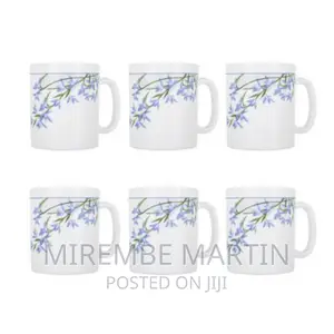 Luminarc 6 Pieces of Luminarc Tea Coffee Mug Cups-Blue