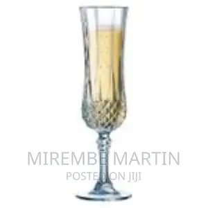 6 Pieces of Diamond Champaign Flute Wine Glasses