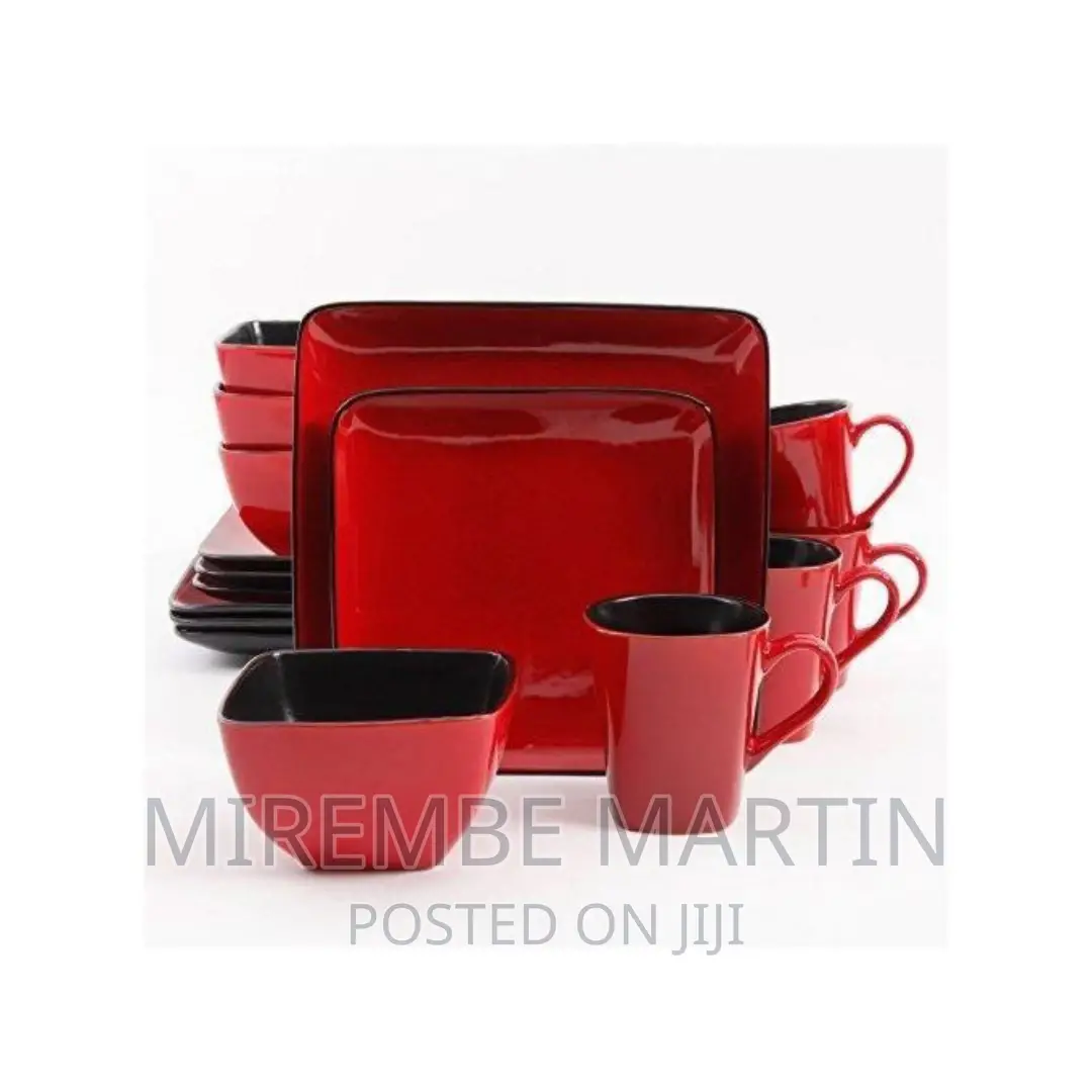 Other 16 Piece Square Plates, Cups, Bowls Dinner Set