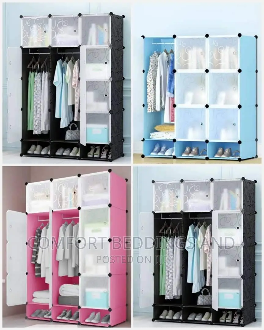 Three Column Plastic Closet