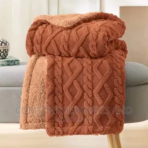 Soft Fleece Blanket Brown