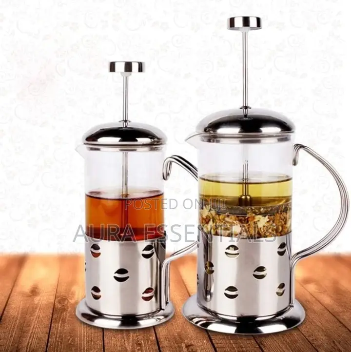 2 Stainless Steel French Press Coffee Filter Pot( Tea Maker)