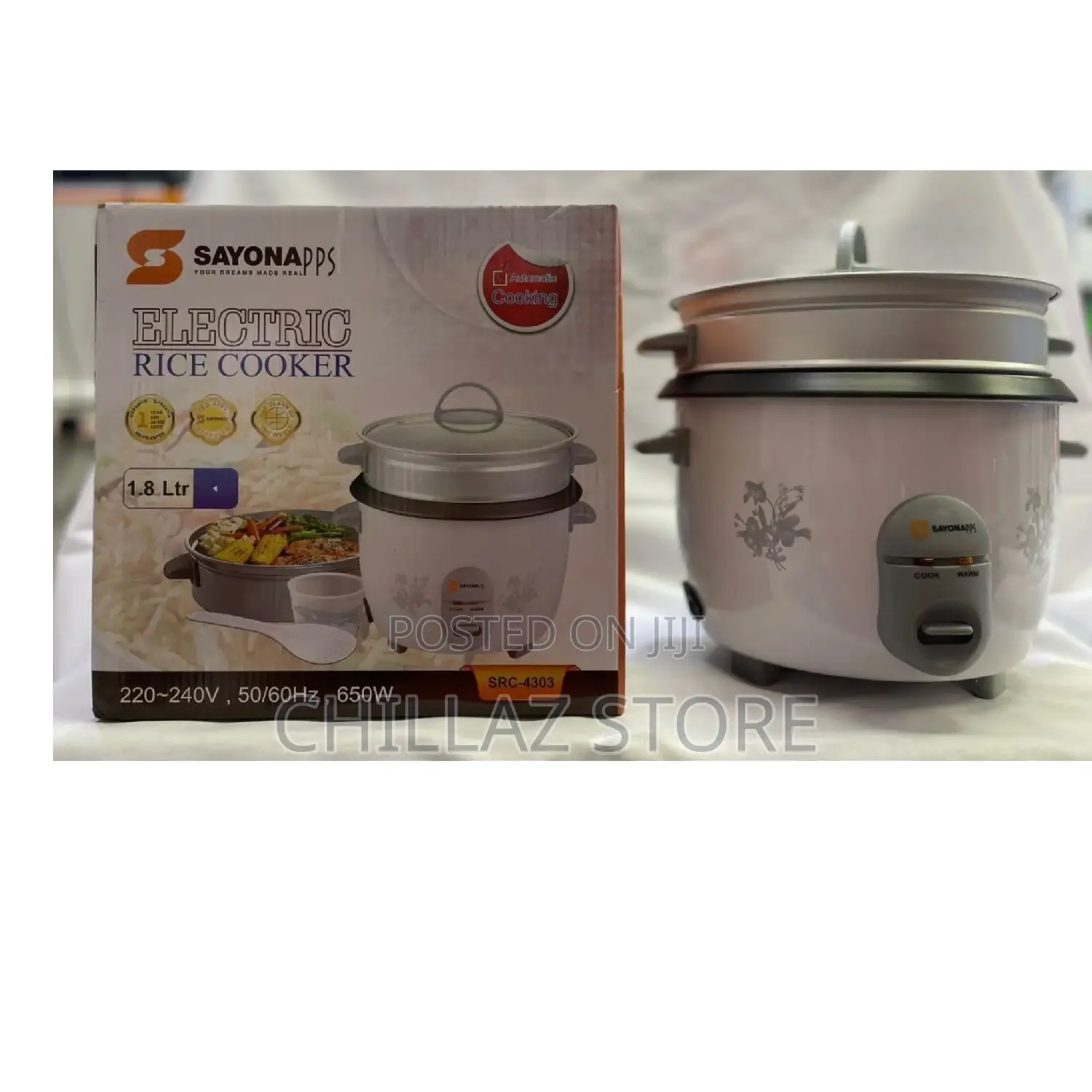 Sayona Electric Rice Cooker.