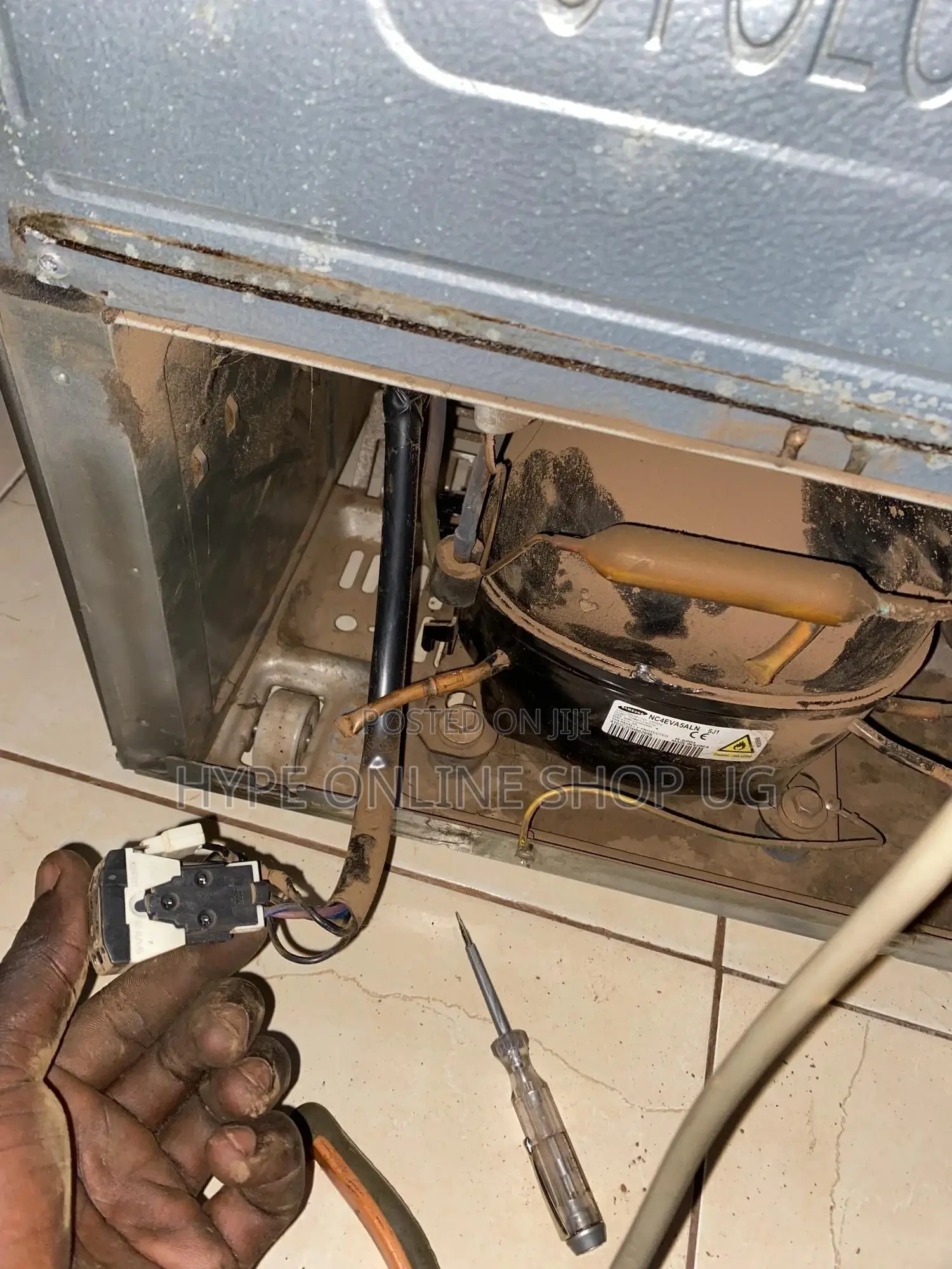 Compressor and Gas Fixing by Engineers
