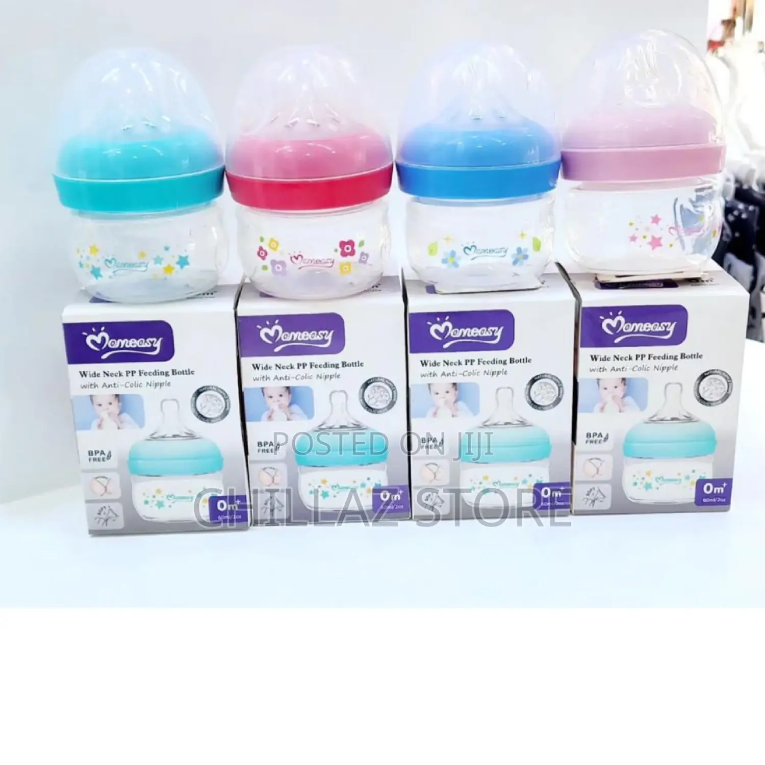 Momeasy Wide Neck Feeding Bottle.