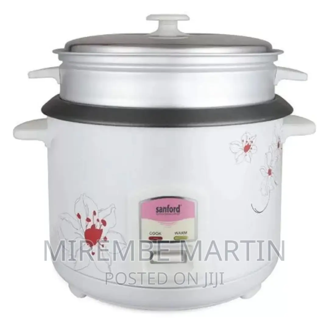 Sanford 2. 8litre Rice Cooker Steamer Pot- White