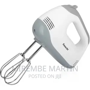 Saachi 7-Speed Hand Mixer Egg Beater – White