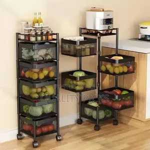 Rotating Vegetable Storage Rack