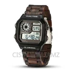 Wood Watch Digital Men's Watch/Men's Digital Wood Watch