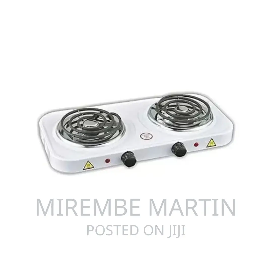 Double Coil Electric Hot Plate Cooker _White
