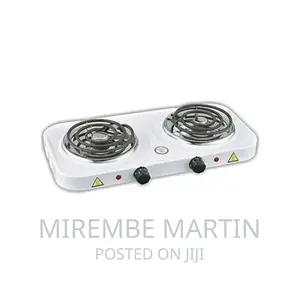 Double Coil Electric Hot Plate Cooker _White