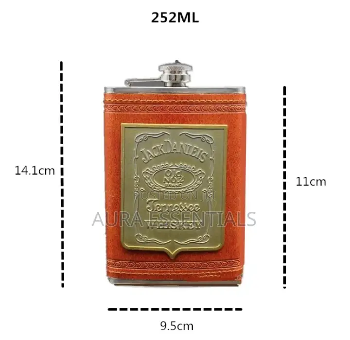 Portable Stainless Steel Hip Flask