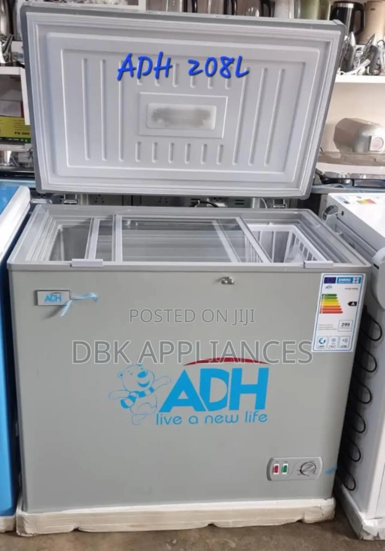 Adh 230l Deep/Chest Freezers 3yr Warranty Original