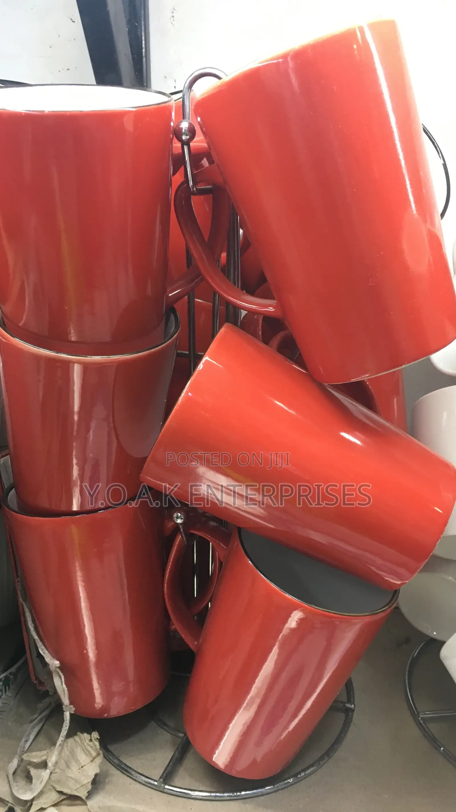 Ceramic Red Cups
