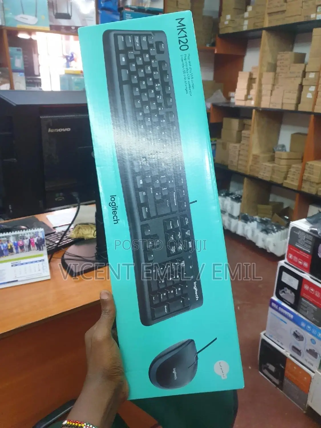 Logitech MK120 Wired Keyboard and Mouse