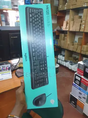 Logitech MK120 Wired Keyboard and Mouse