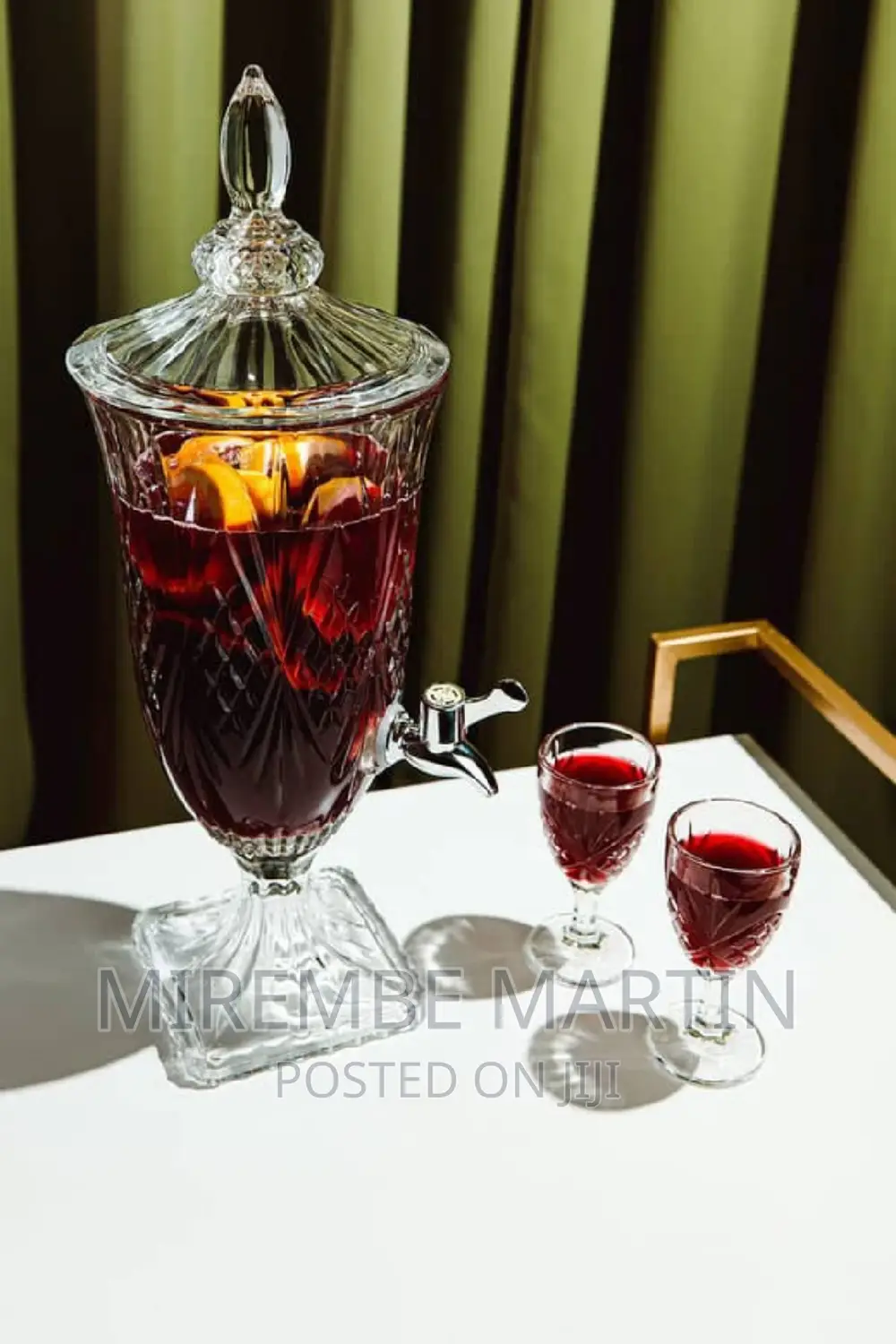 Killarney Crystal Juice,Wine, Cocktail Dispenser