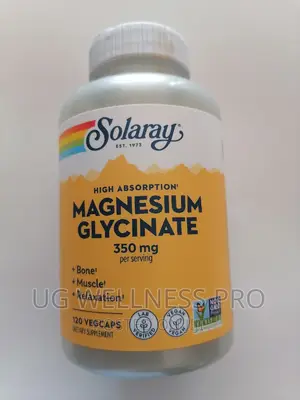 Solaray High Absorption Magnesium Glycinate 350mg 120 Vegcap