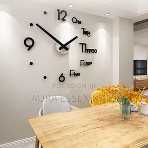 New Frameless Wall Clock