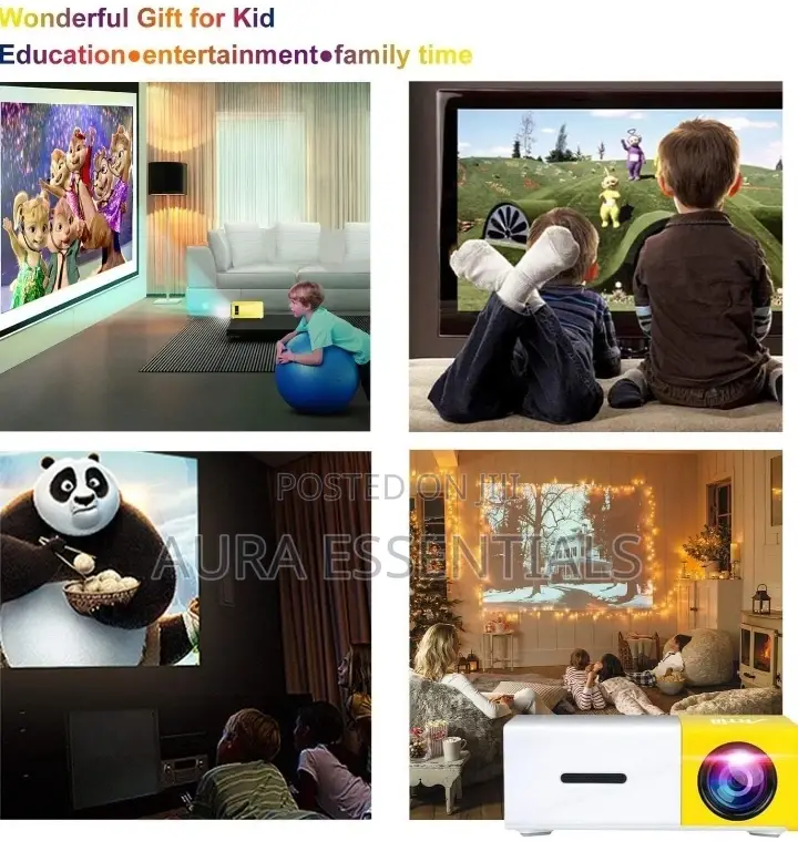 Portable Mini Home Theater LED Projector
