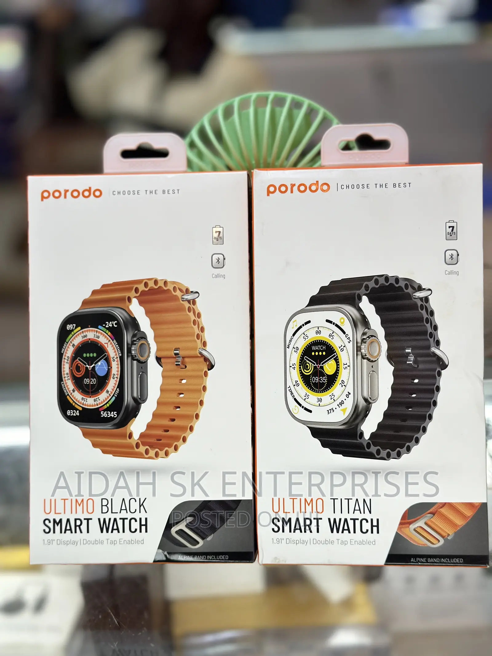 Porodo Smart Watch Ultra Ultimo Black